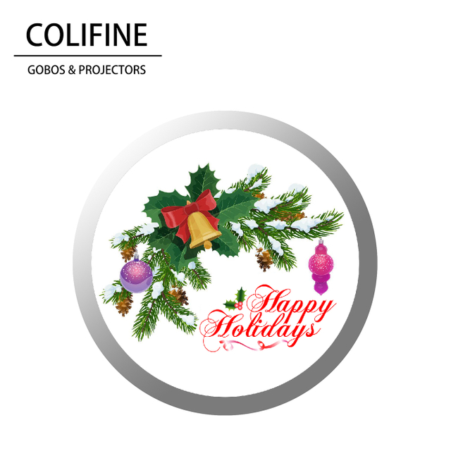 Colifine Custom GOBO LOGO Director GOBO Proyector GOBO Holillas de Navidad Gobos SD15