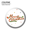 Colifine Custom Gobos Outdoor Gobo Image Proyector Proyector Proyector GOBO Proyector Holidays Christmas Gobos Feliz Navidad SD23