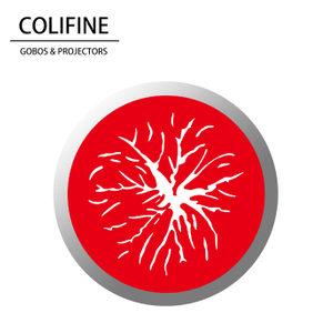 Colifine gobo lente personalizado gobo logo proyector gobos gobo light gobo proyector nature gobo árbol goBo SM18