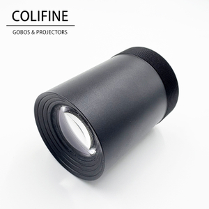 Lente de proyector de logotipo de colifine goBo 30 ° 1: 0.52