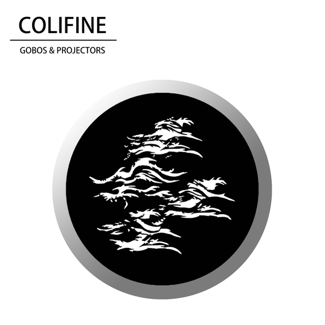Colifine Glass Projector Lente Proyector GOBO Luces GoBo GOBO SW8