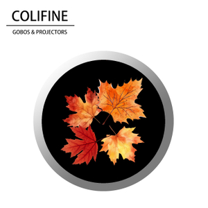 Lente de vidrio de colifine Custom Gobo Proyector Nature GOBO Hojas GOBO SM30