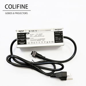 COLIFINE Accesorios para proyectores Fuente de alimentación 110W Gobo ProyectorFuente de alimentación PD110