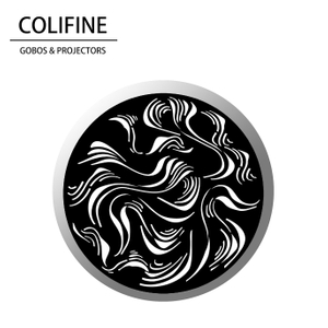 Colifine Custom GOBO GOBO ILUMENTA OVA AGUA GOBO Proyector al aire libre GOBO Wavy Gobos SW4