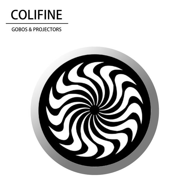 Colifine Custom GoBo Outdoor Proyectores GOBO LIGHT GOBO GOBO Resolution Wave GOBO WHirL SW16