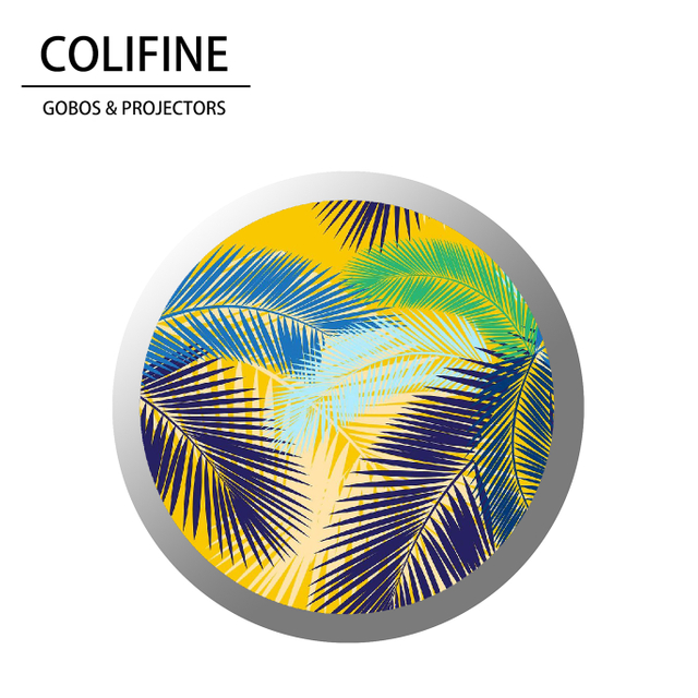 Colifine gobo lente gobo light gobo light proyector nature gobo árboles de hojas gobo sm38