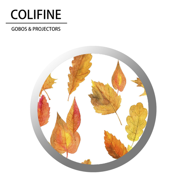 Colifine Custom Custom GoBo Logo Projector Proyector GOBO Nature GOBO Hojas de palmera GOBO SM37