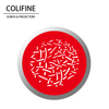 Colifine gobo lente personalizado gobo logo proyector gobos gobo light gobo proyector naturaleza gobo sm22