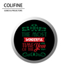 Colifine Custom GOBO Proyective Lens Logotipo Proyector GOBO Proyector Holidays Christmas Gobos Feliz Navidad SD25