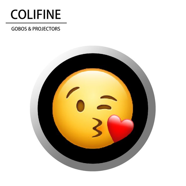 GOBO & KISS Heart Face Emoji Gobo yd21 - Colifine