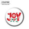 Colifine Custom Glas GoBo Proyector Proyector GOBO Volaciones de Navidad Gobos Feliz Navidad SD29