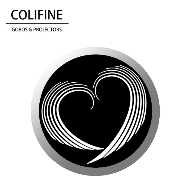 Colifine Custom GOBO Outdoor Projores GOBO LIGHT GOBO CUTO GOBO AGUARIO ondas GOBO SW13