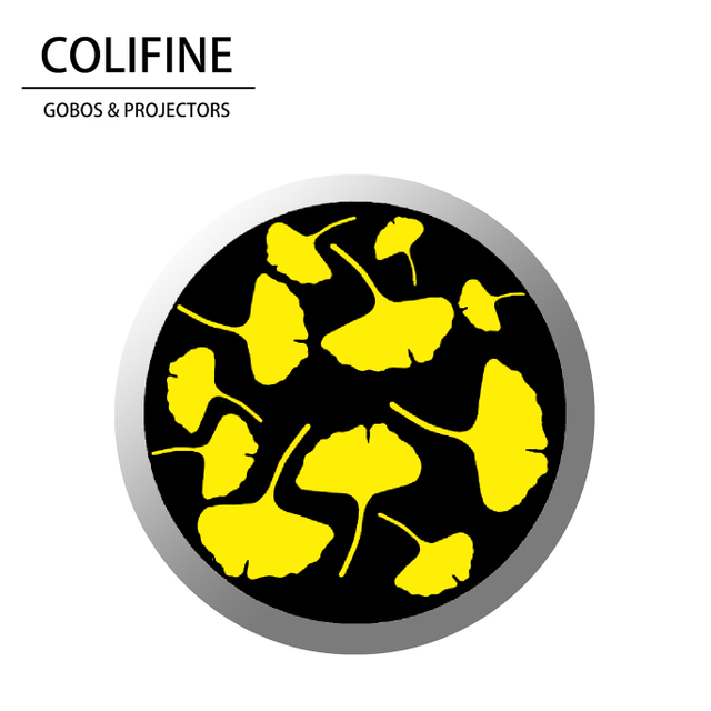 Colifine Gobos Color Filtrado Luz de luz Proyector Naturaleza de la naturaleza GOBO Hojas de palmera GOBO SM33