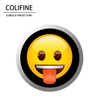 Colifine Face with Longue Gobo Projector ｜ Crea zonas foodie juguetones en segundos (ideal para cafés y ventanas emergentes) YD19