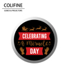Colifine Custom GOBO Color LOGO LOGO FILTRADO Proyector GOBO Proyector Holidays Christmas Gobos Feliz Navidad SD24