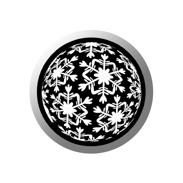 Gobos navideños y adornos navideños Copos de nieve SD44 - COLIFINE