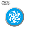 Colifine goBo diapositiva logotipo goBo proyector gobos gobo light gobo proyector natural