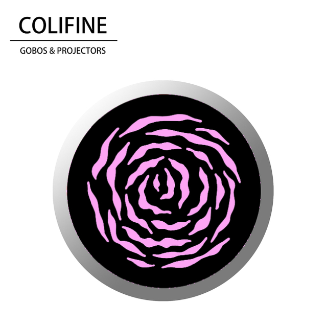 Colifine Custom GOBO LOGO DISPORTOR Nature GoBo Rose Flower GOBO SM39