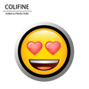 Colifine Heart Eyes EMOJI GOBO Proyector: transforma cualquier espacio en zonas fotográficas virales yd18