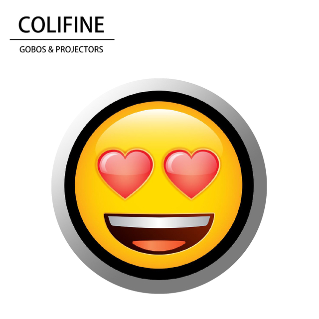 Colifine Heart Eyes EMOJI GOBO Proyector: transforma cualquier espacio en zonas fotográficas virales yd18