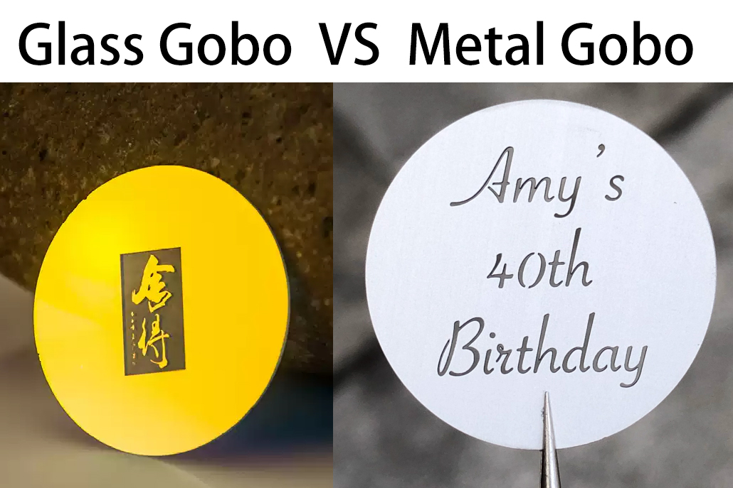 GOBO GOBO VS METAL GOBO: ¿Cómo elegir las diapositivas de Gobo correctas para el técnico de iluminación?