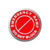 Señal de Seguridad Gobo & RAMPA DE EMERGENCIA NO BLOQUEAR Gobo - AQ67 - COLIFINE Gobo
