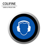 Señal de Seguridad Gobo y Protección Auditiva 2 Gobo - AQ71 - COLIFINE Gobo