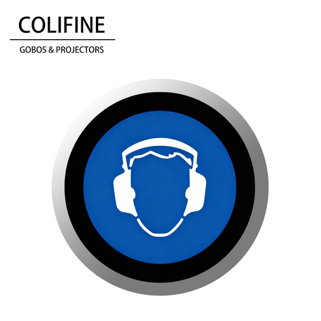 Señal de Seguridad Gobo y Protección Auditiva 2 Gobo - AQ71 - COLIFINE Gobo